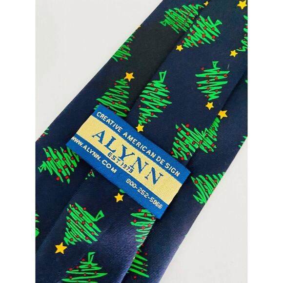 Christmas Tree Logo Neck Tie Necktie by Allyn - Picture 3 of 4